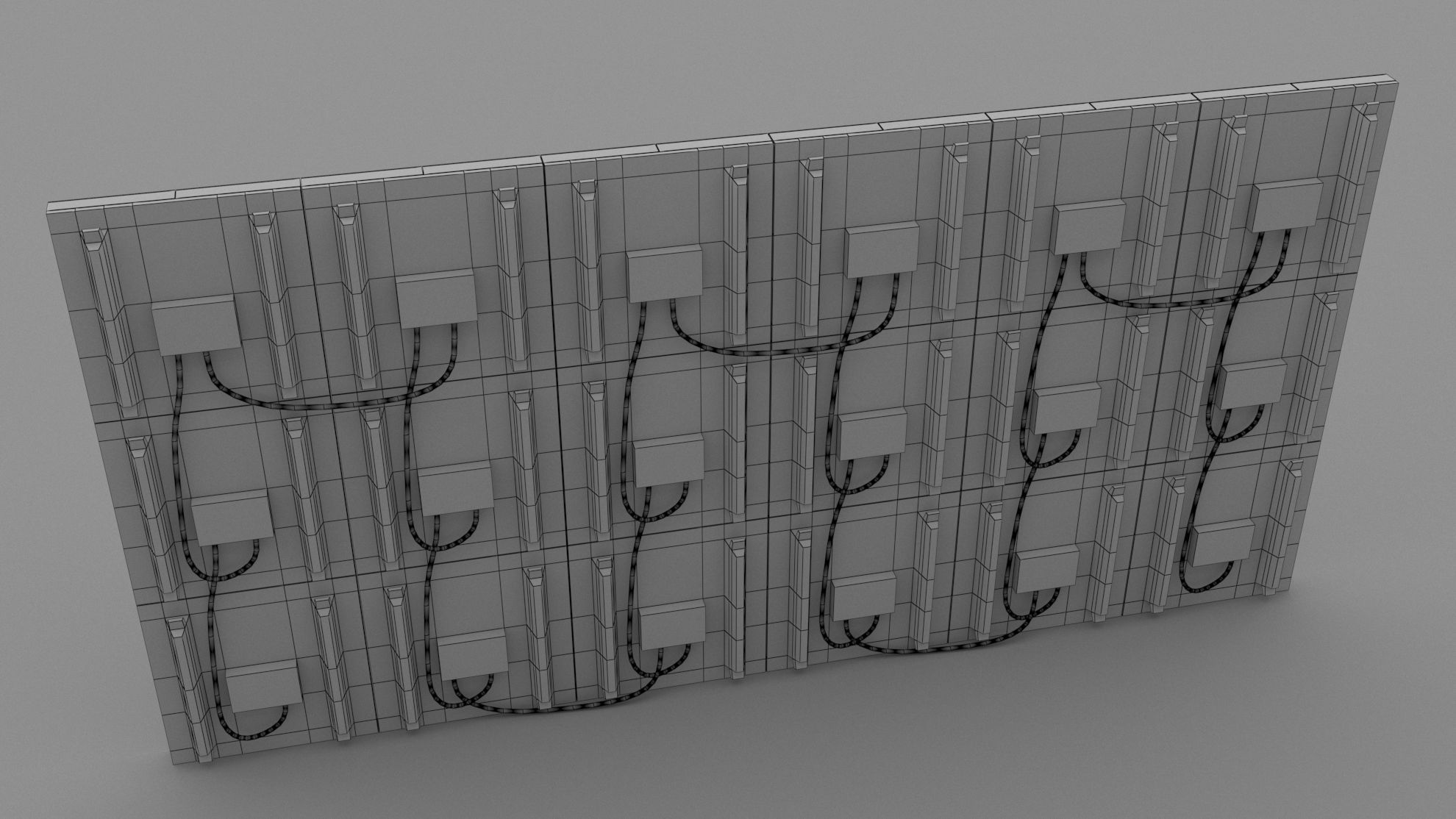 Led Video Wall - Stage Screen Panel 3D model_10