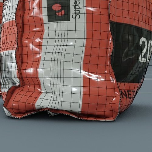 Dog Food Bag 1 3D model 5