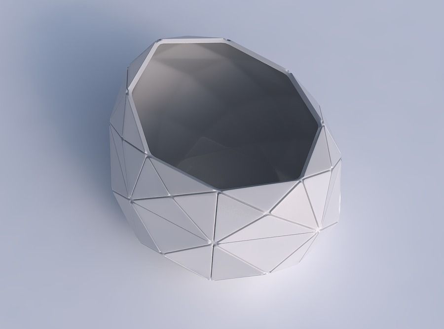 Bowl compressed 2 with triangle plates 3D print model_1