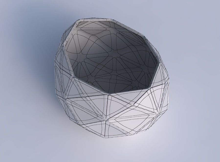 Bowl compressed 2 with triangle plates 3D print model_6