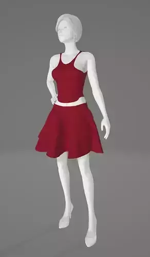 Woman Clothing Pose 536