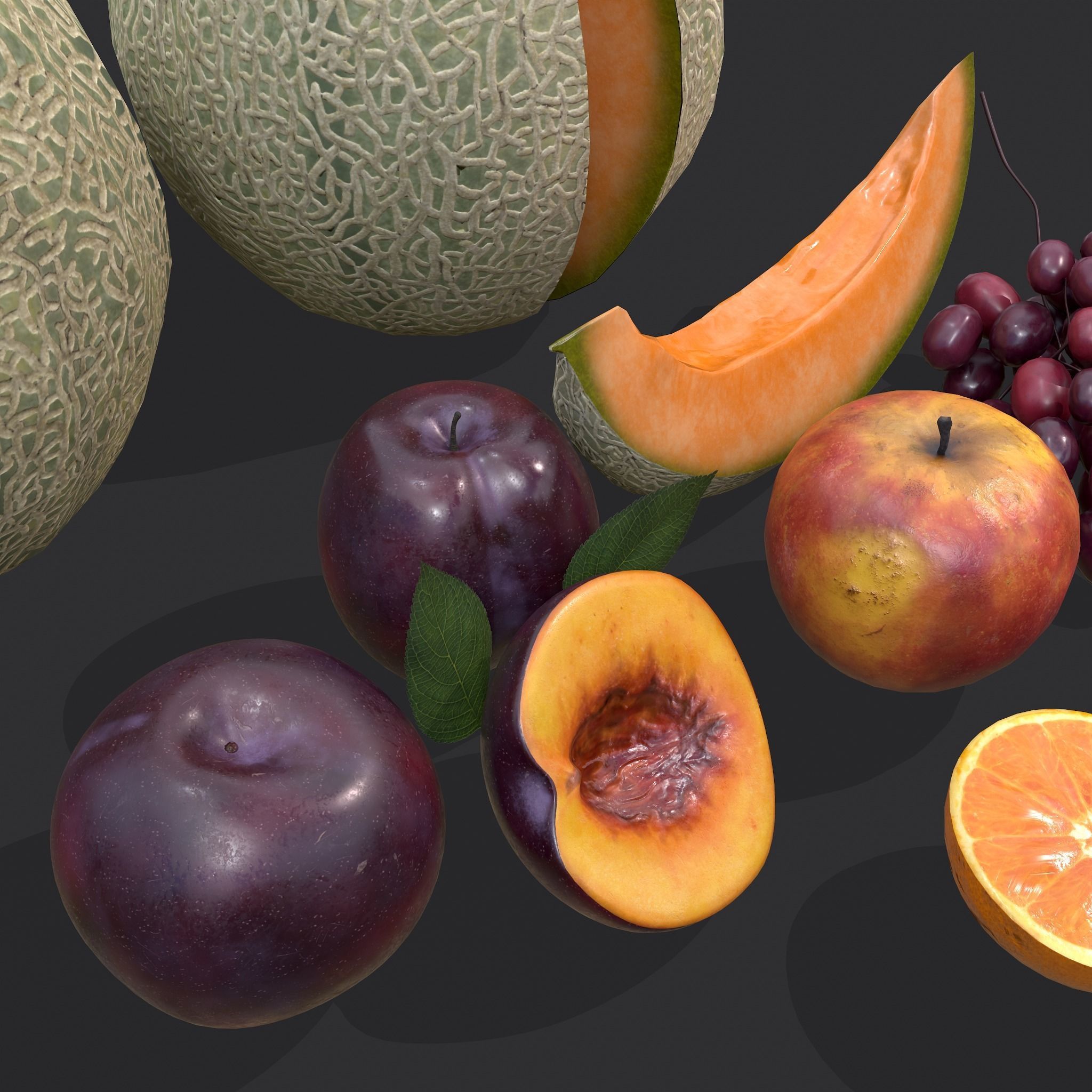 Five Fruits  3D Model Collection_17