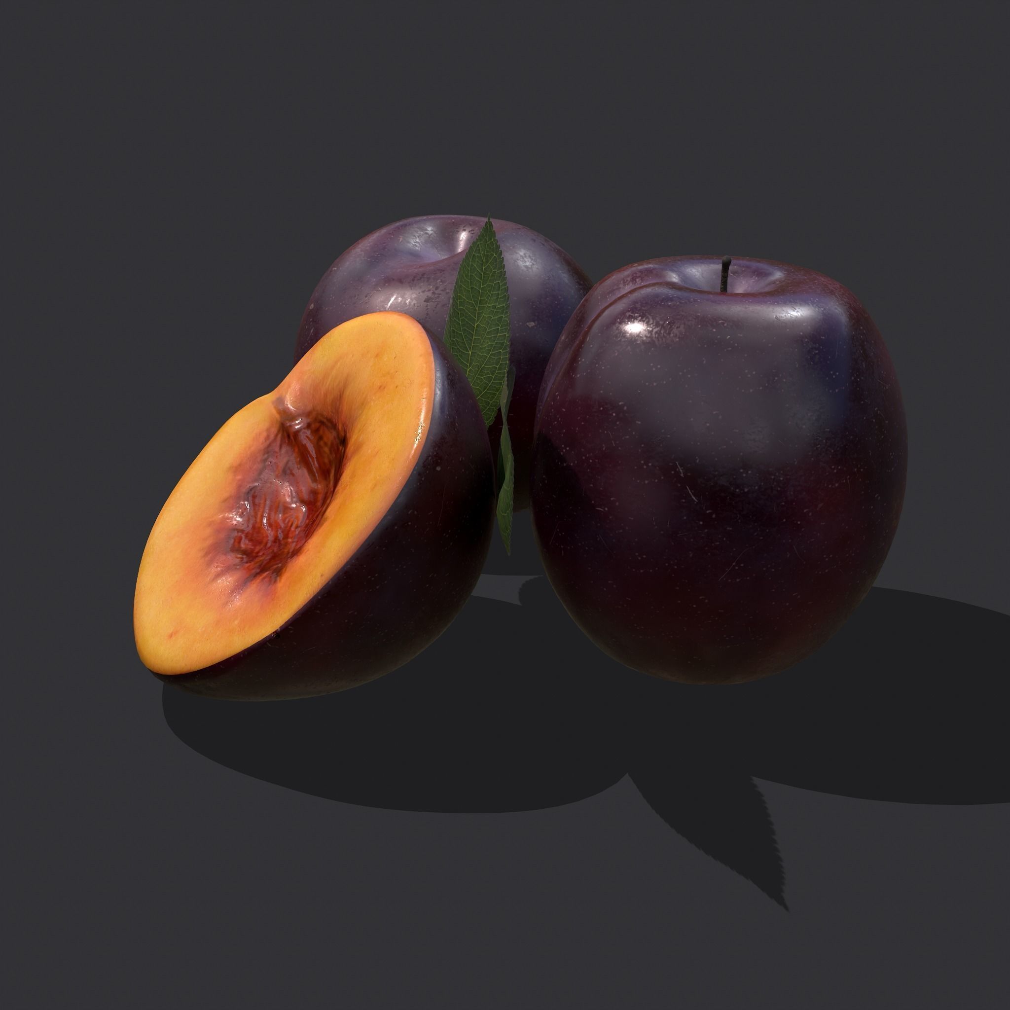 Five Fruits  3D Model Collection_25