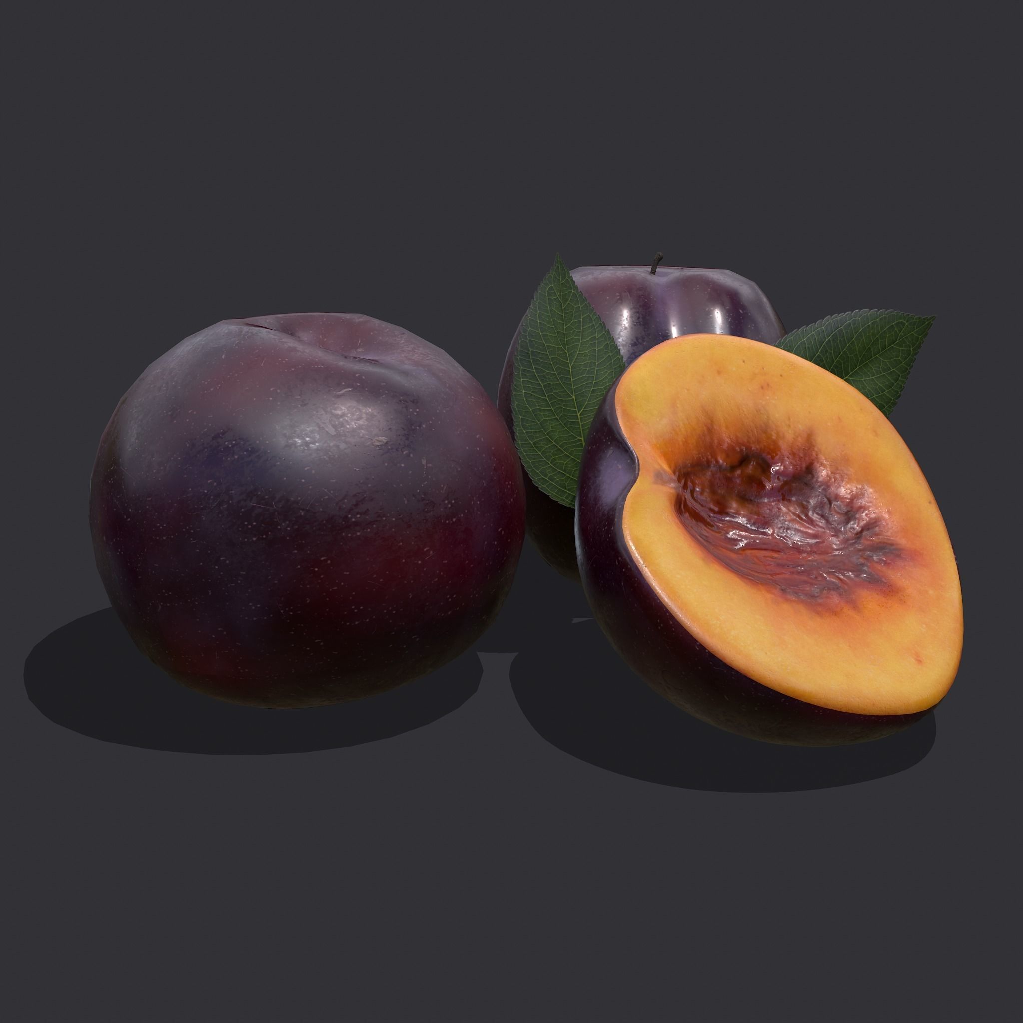 Five Fruits  3D Model Collection_31