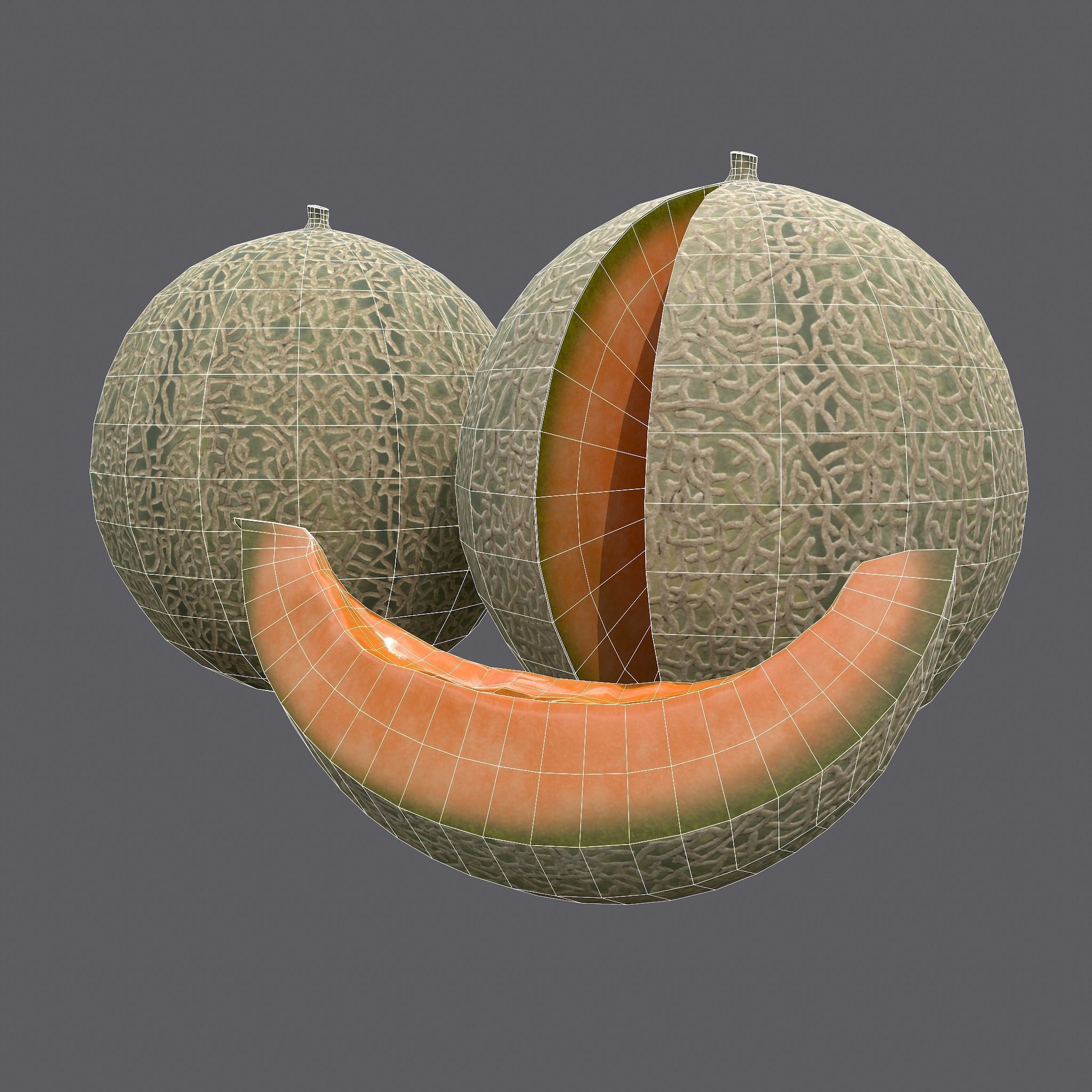 Five Fruits  3D Model Collection_41