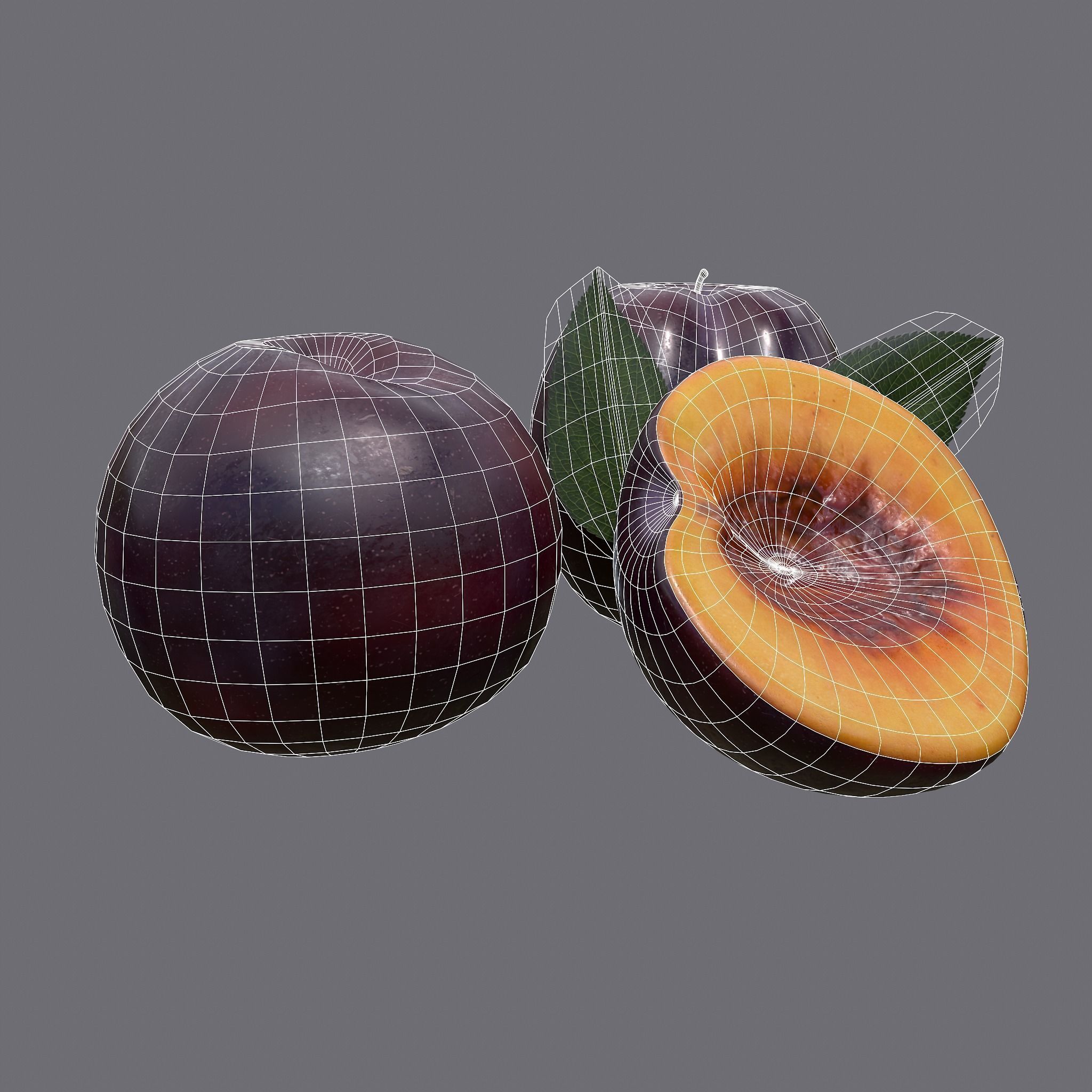 Five Fruits  3D Model Collection_32