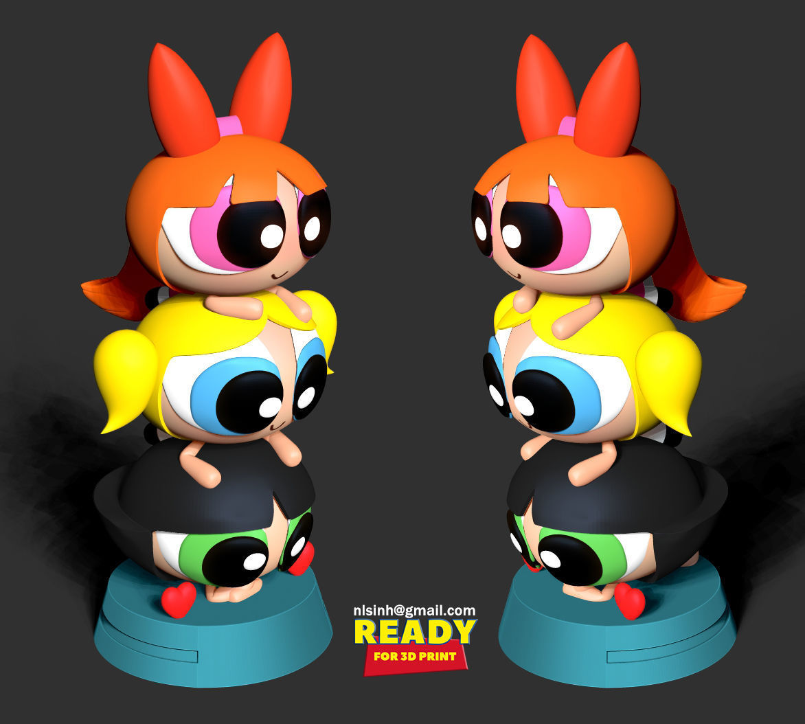 The Powerpuff Girls 3D print model_3