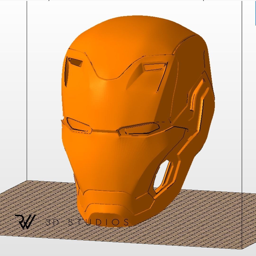 Iron Man Mark 80 Helmet - STL File 3D print model_7