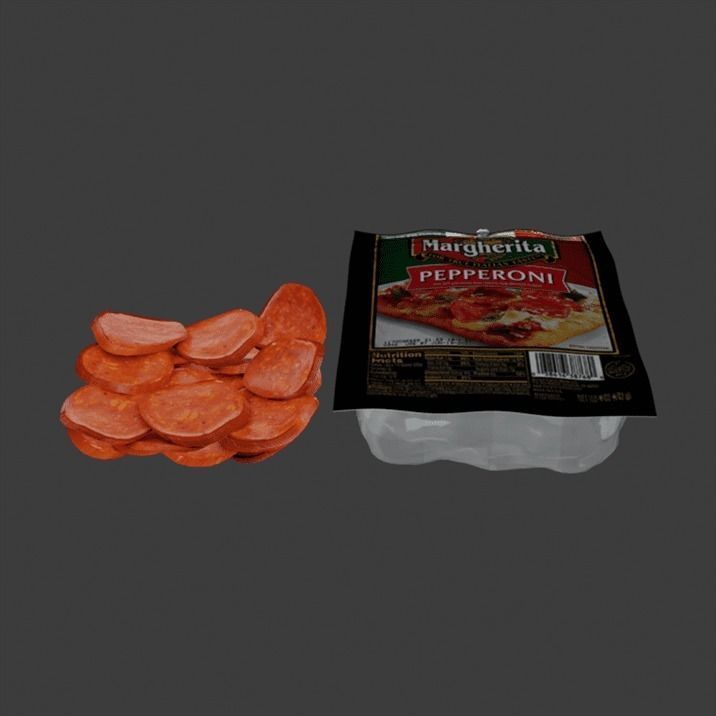 Package of Pepperoni 3D model_4