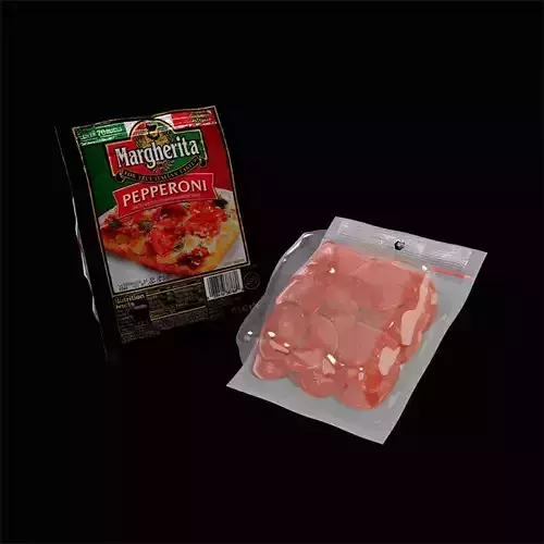 Package of Pepperoni 3D model