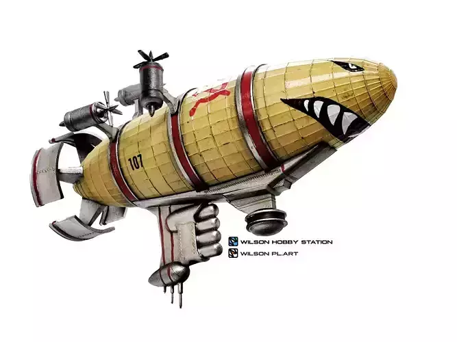 Kirov Airship 3D print model