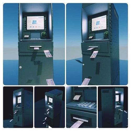 ATM machines  3D model