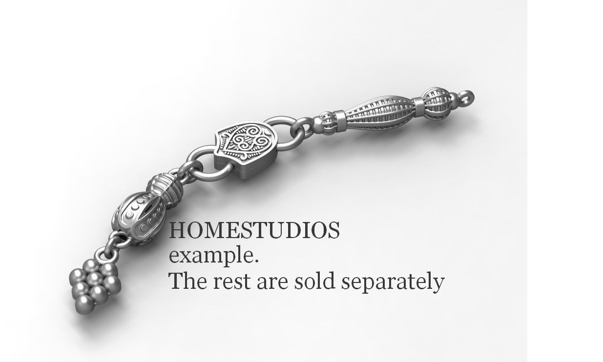 ISLAMIC PART FOR CHAIN AND PENDANT 3D print model_2