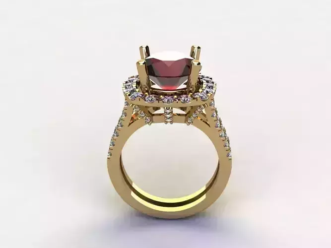 R22 Thailand ring jewelry cad file  3D model