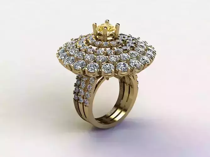R20 Thailand ring new design cad file 3D model