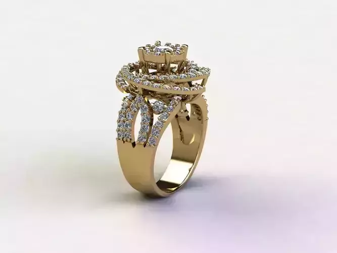 R18 Thailand ring new cad file design 3D model