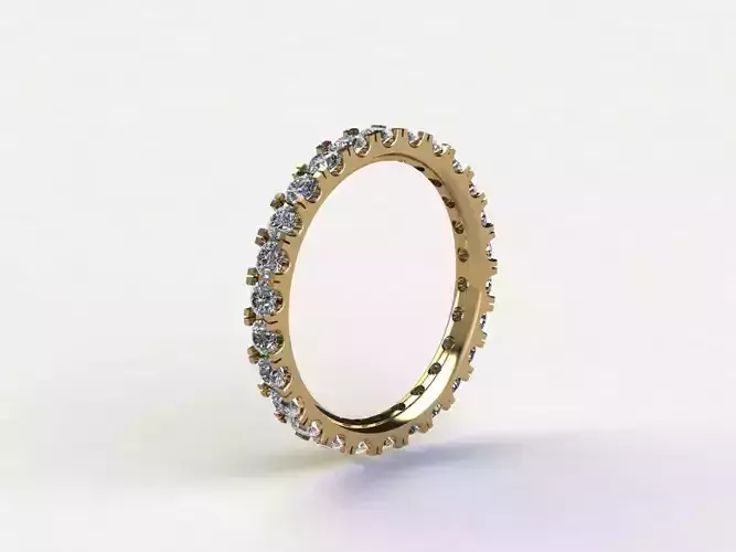 R16 diamond ring jewelry Thailand file 3D model