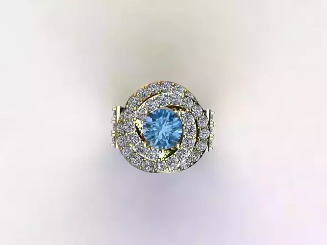 R12 Ring design cad file  3D model