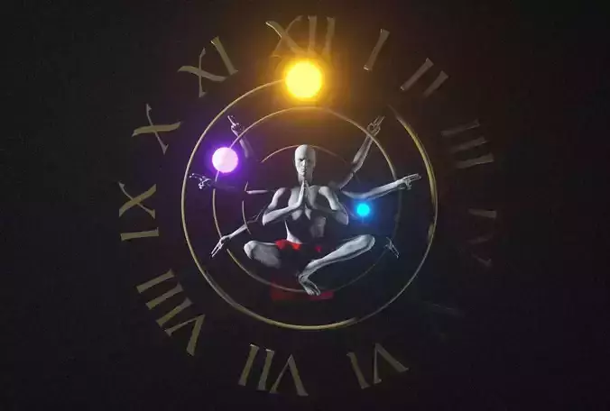 Meditation Time and space