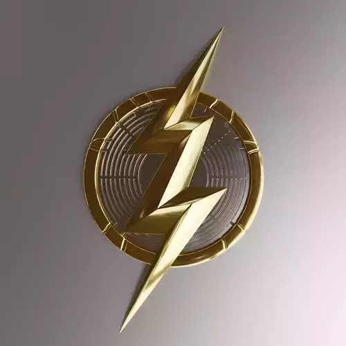 Ezra Miller Flash Chest Emblem 3D print model