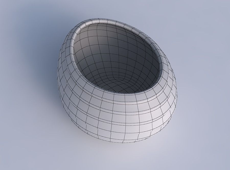 Bowl compressed 2 with horizontal inverted layers 3D print model_6