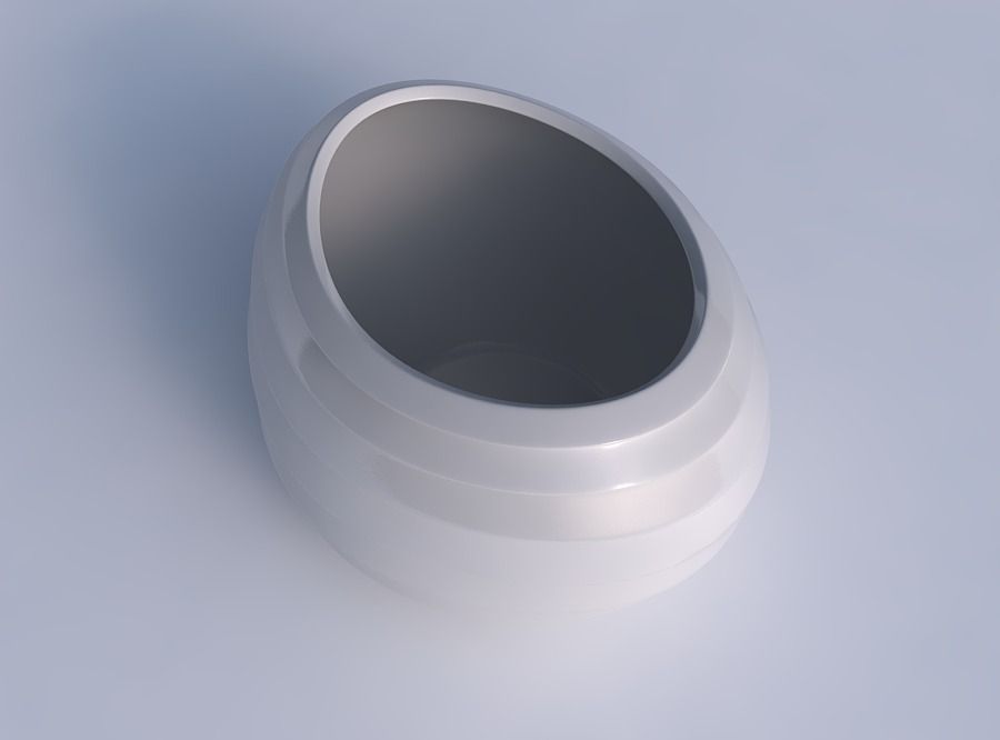 Bowl compressed 2 with horizontal inverted layers 3D print model_1