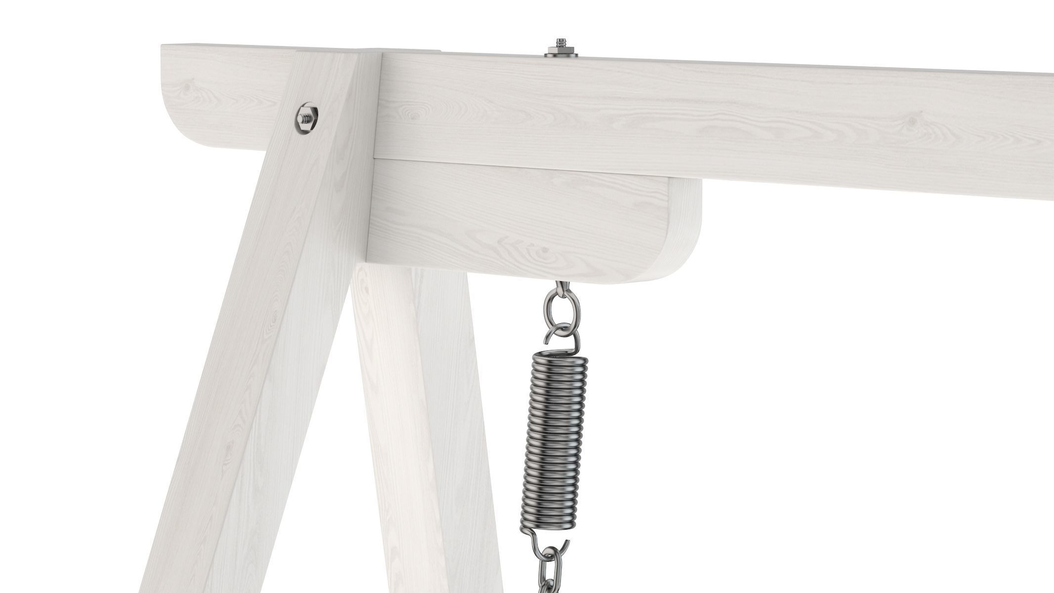 5 Wooden Swing Chairs Set 3D model_76