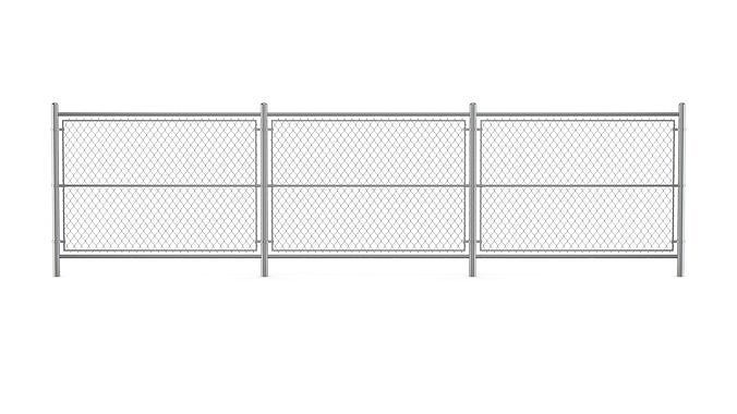 Chain Link Fence 3D model