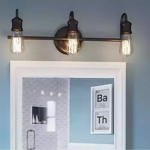 Okehampt Light Bronze Vanity Light