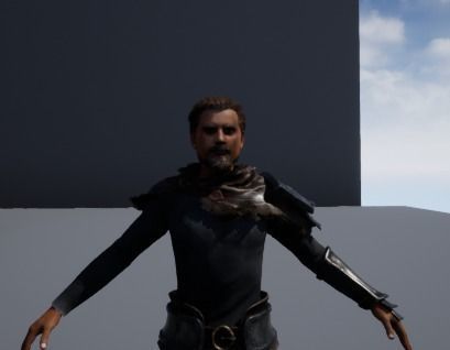 John the Warrior Free low-poly 3D model_5