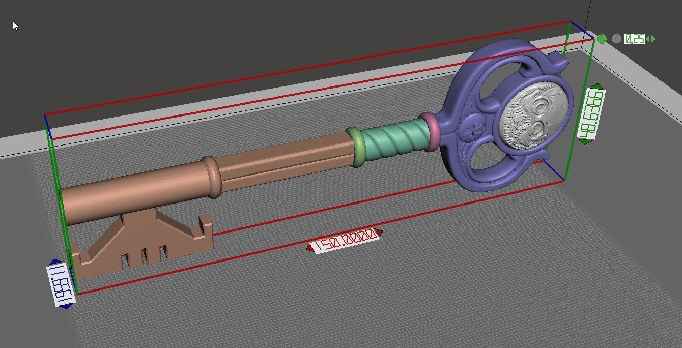 Locke and key Ghost key 3D model 3D printable CGTrader