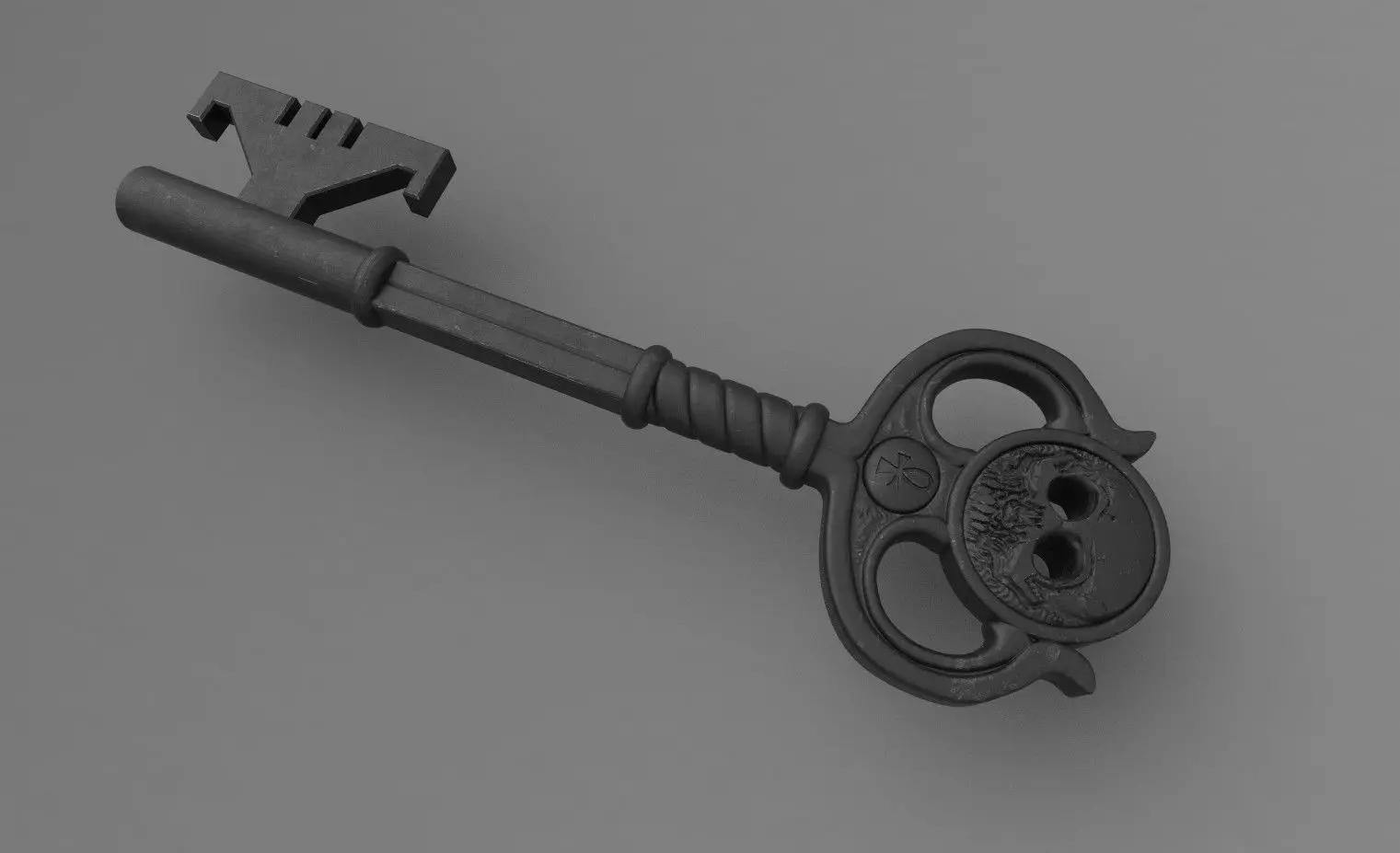 Locke and key Ghost key 3D print model