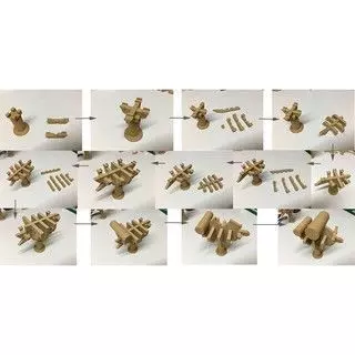 Dougong Chinese classical architecture 3D print model_0