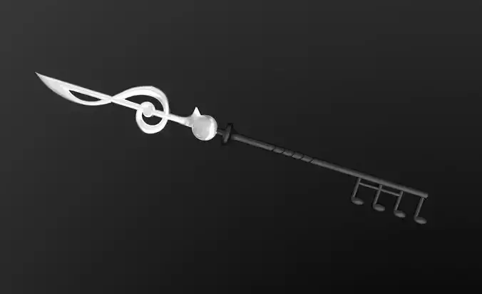 Locke and Key Music box key 3D print model