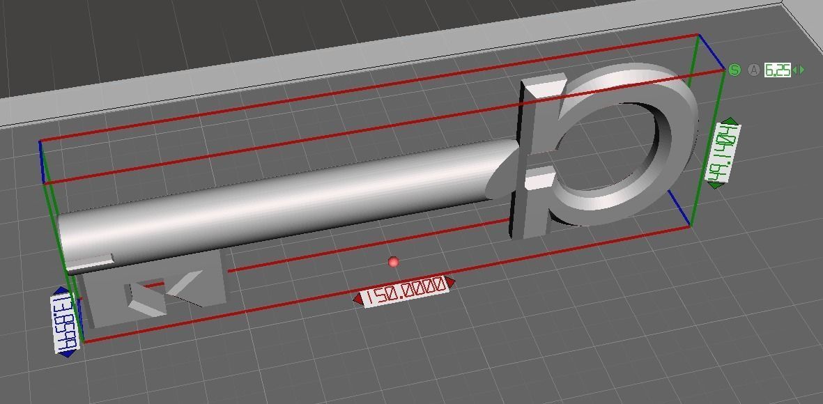 Locke and key Omega key 3D print model_1
