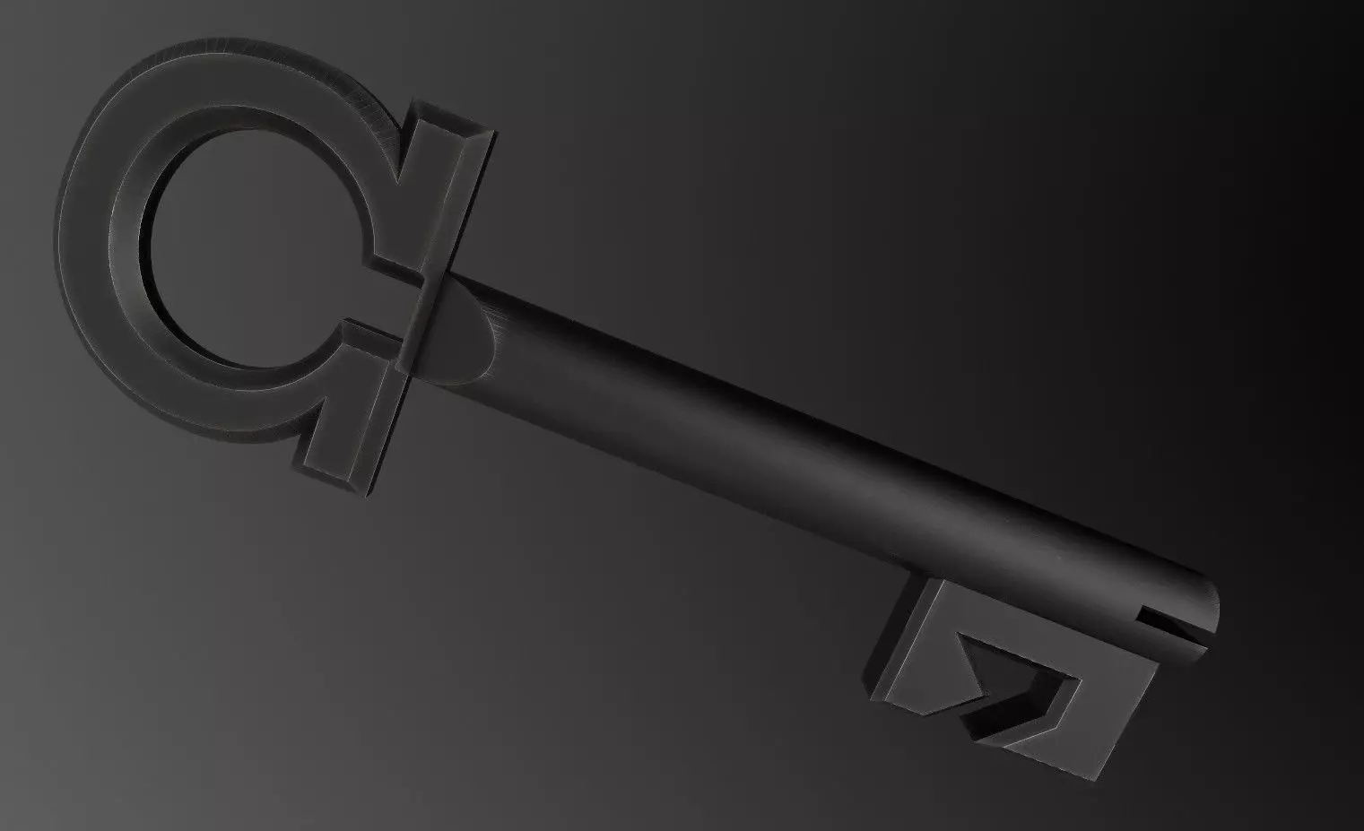 Locke and key Omega key 3D print model_0