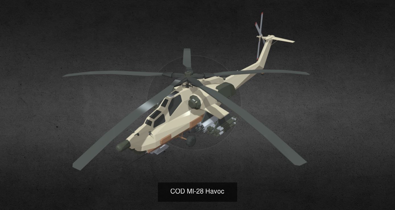 helicopter camouflage 3D Model Collection_2
