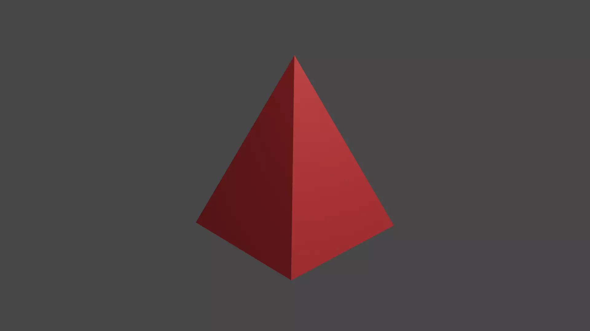 123455 triangle 3D model