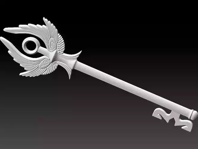 Locke and Key Angel key 3D print model