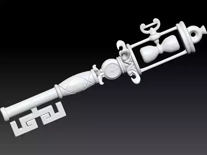 Locke and Key Timeshift key 3D print model