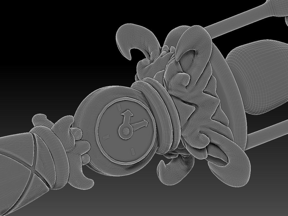 Locke and Key Timeshift key 3D model 3D printable CGTrader