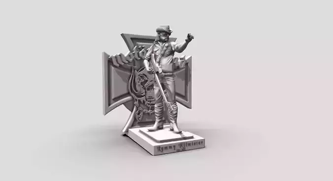 Lemmy Kilmister motorhead - 3Dprinting 3D print model