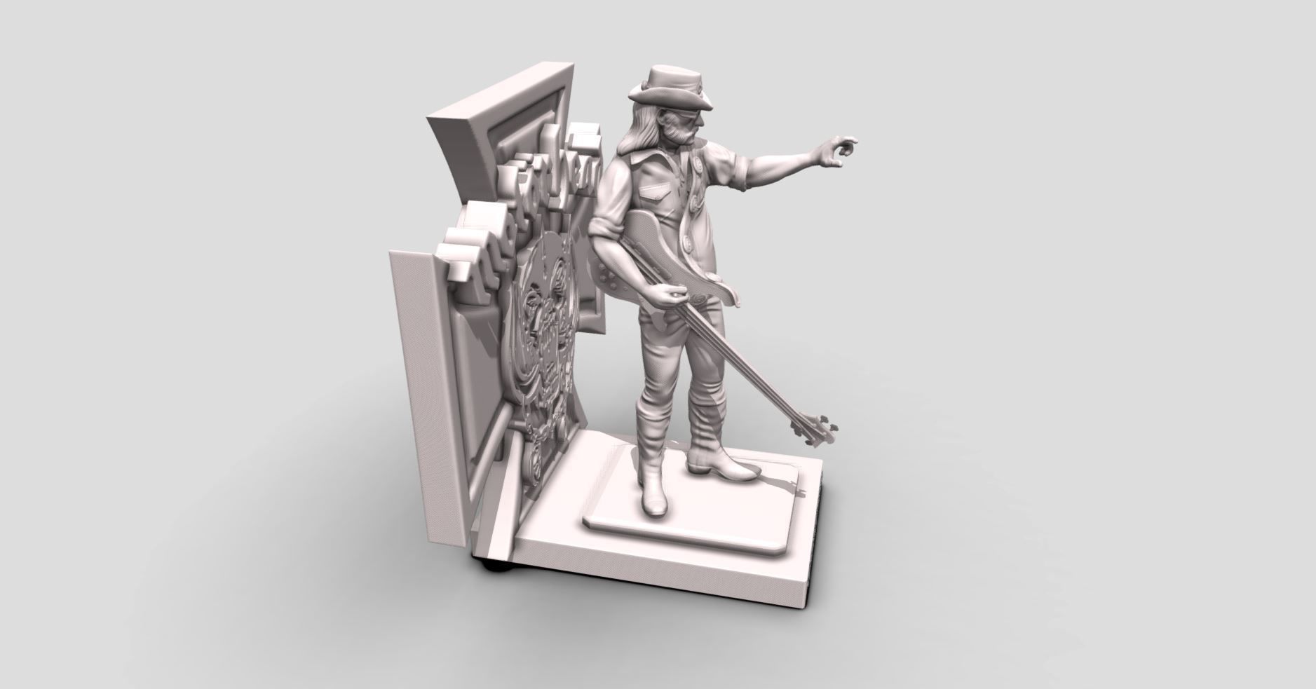 Lemmy Kilmister motorhead - 3Dprinting 3D print model_6