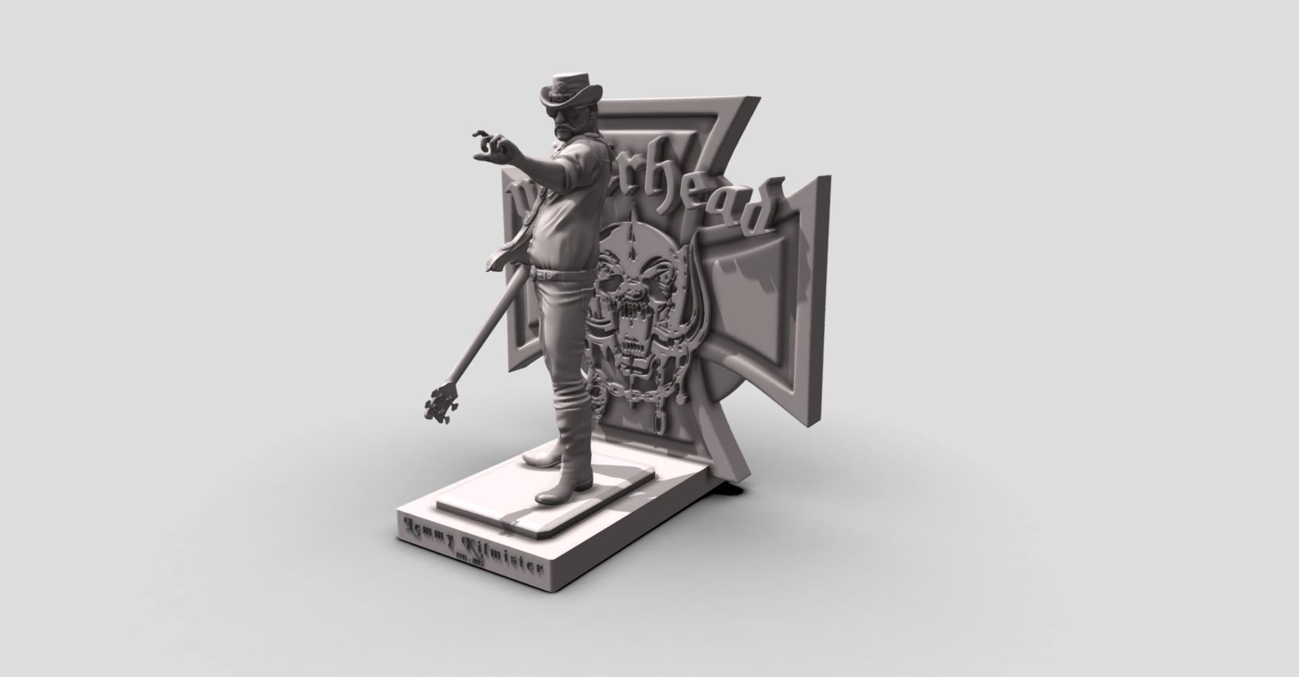 Lemmy Kilmister motorhead - 3Dprinting 3D print model_1