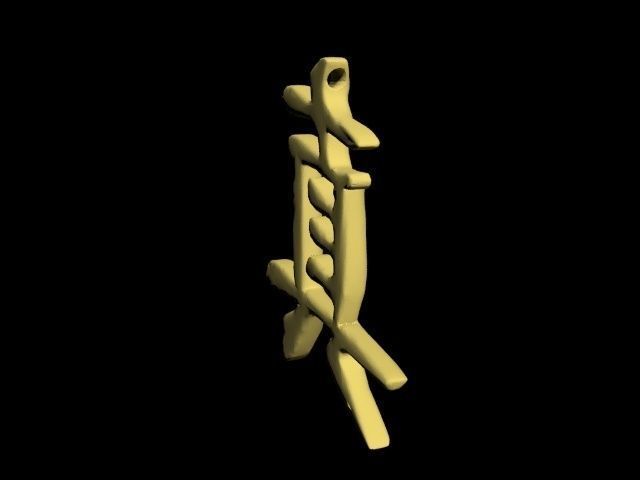 chinese luck charm - truth symbol 3D print model_25