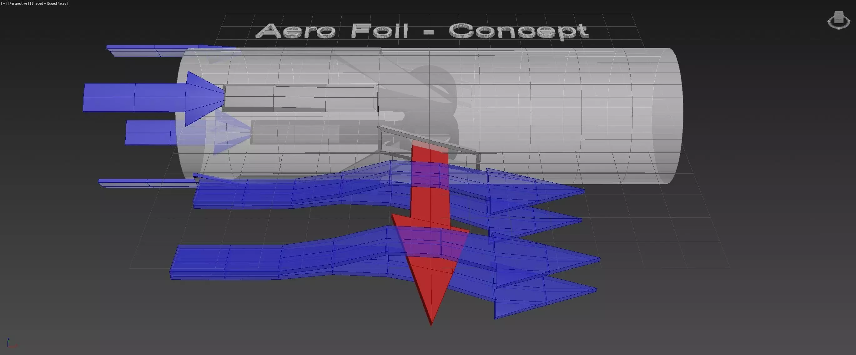 Aero Foil - Airwing Concept 3D model