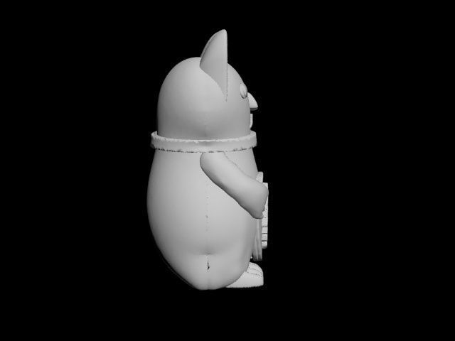 lucky cat 3D print model_12