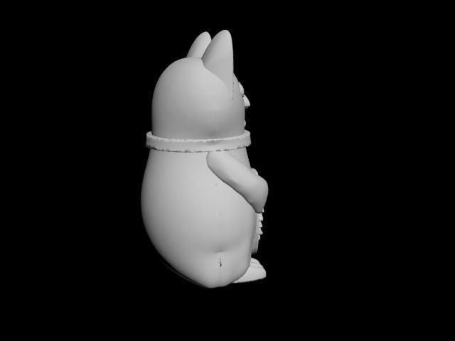 lucky cat 3D print model_13