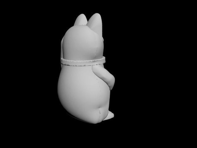 lucky cat 3D print model_14