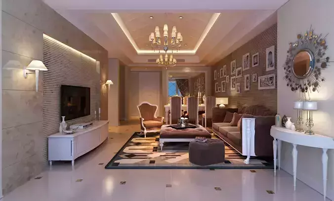 Classic Livingroom Interior